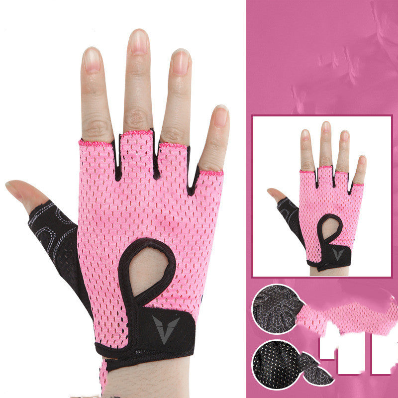 Fitness Gloves Female Non-Slip Half-Finger Wrist Guard