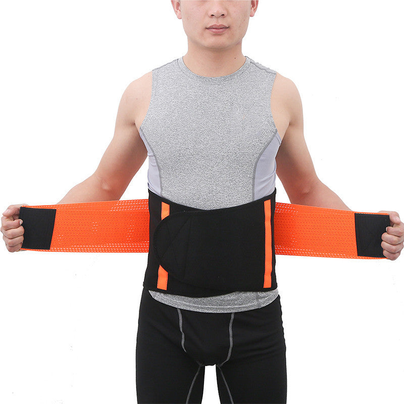 Sports Breathable Waist Belt Squat Strength Support Waist Training Fitness Weight Lifting Waist Posture Corrector