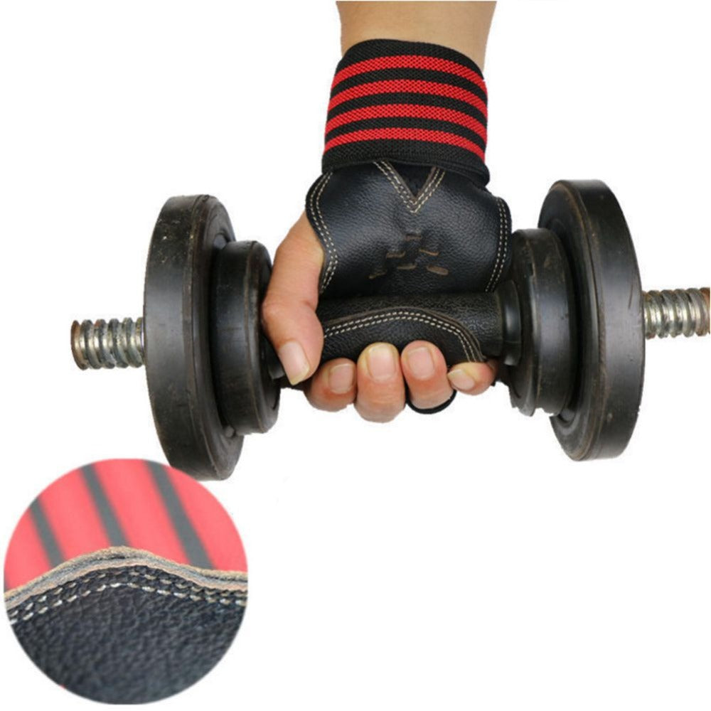 Wrist Booster Strap Non-Slip Gym Gloves