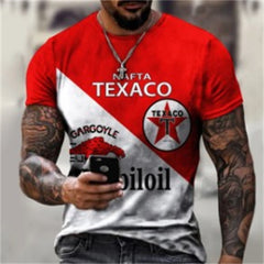 Digital Printing Short Sleeve Fashion T-shirt Men