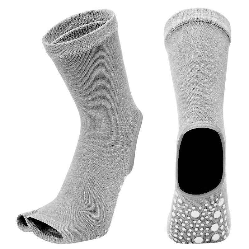 Women's Mid Tube Yoga Socks Half Finger And Split Finger