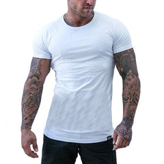 Round neck short sleeve T-shirt men