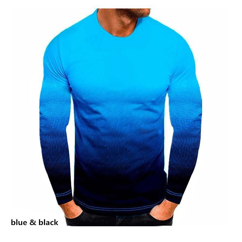 Printed Fashion Pullover T-shirt For Men